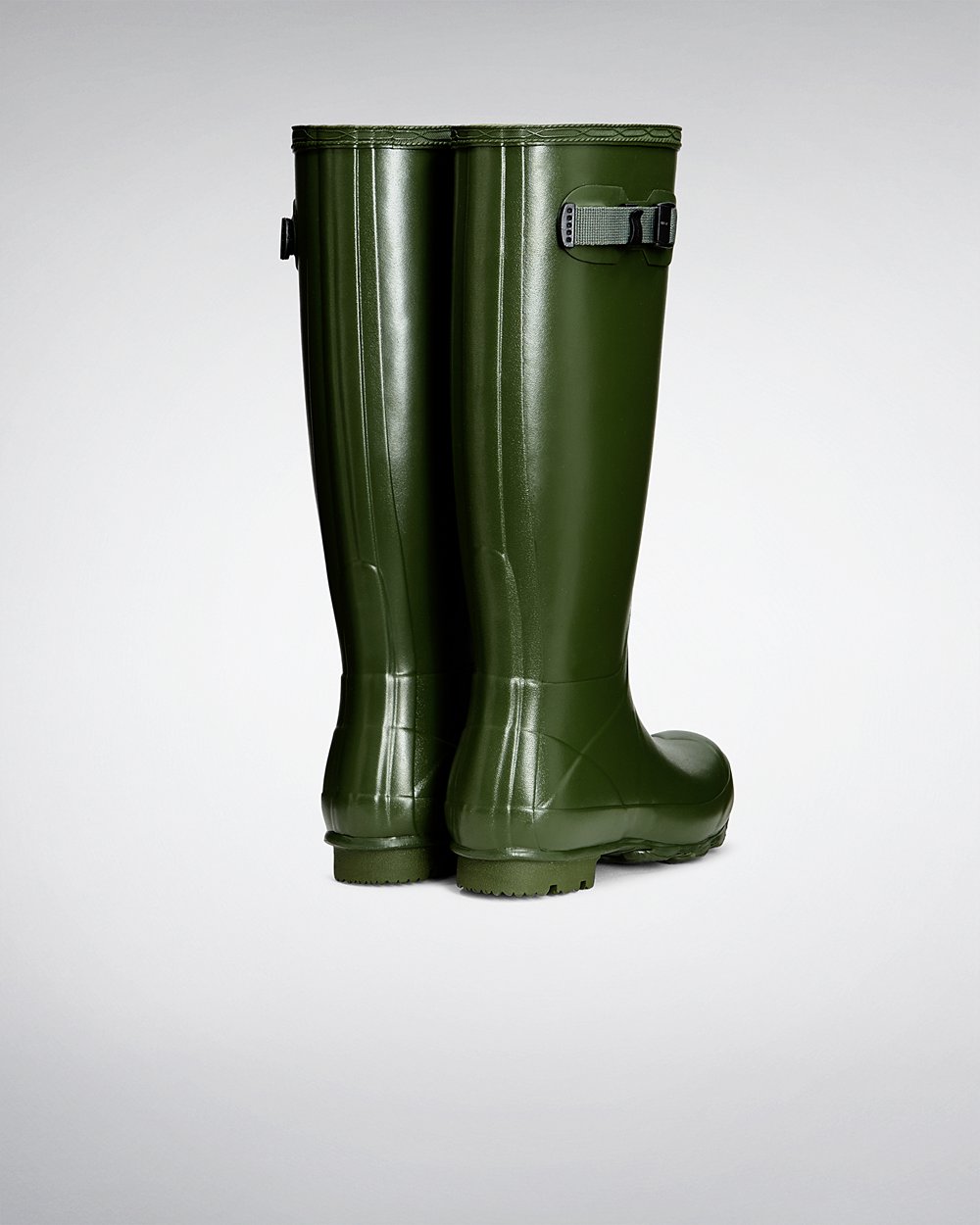 Galochas Altas Hunter Feminina Verdes - Norris Field - 98OCTJHMR